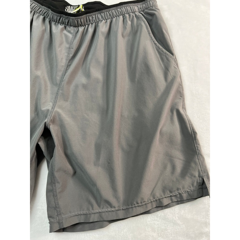 SMARTWOOL Active Mens L Lined Shorts Gray - Picture 11 of 16